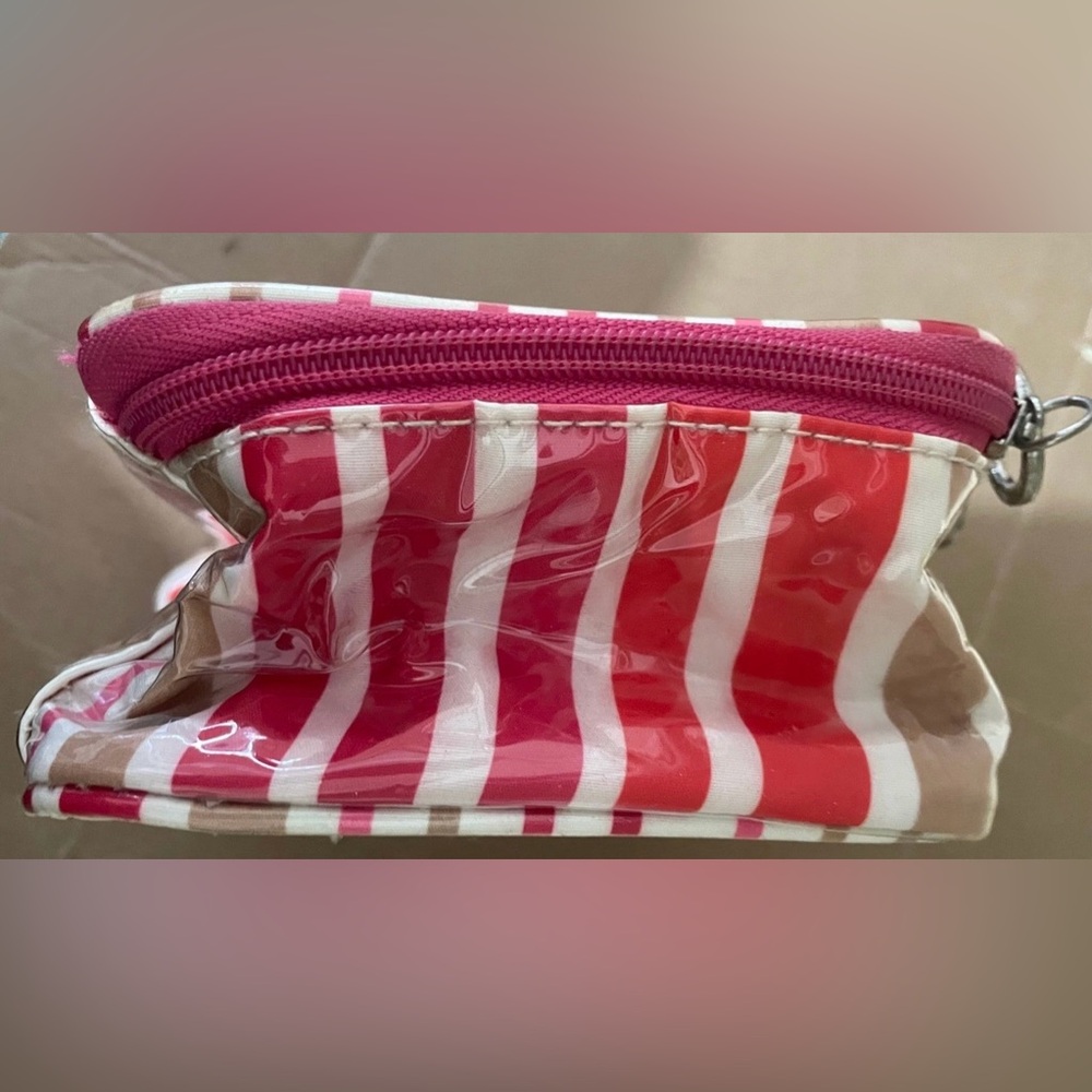 Contents Striped Makeup Bag